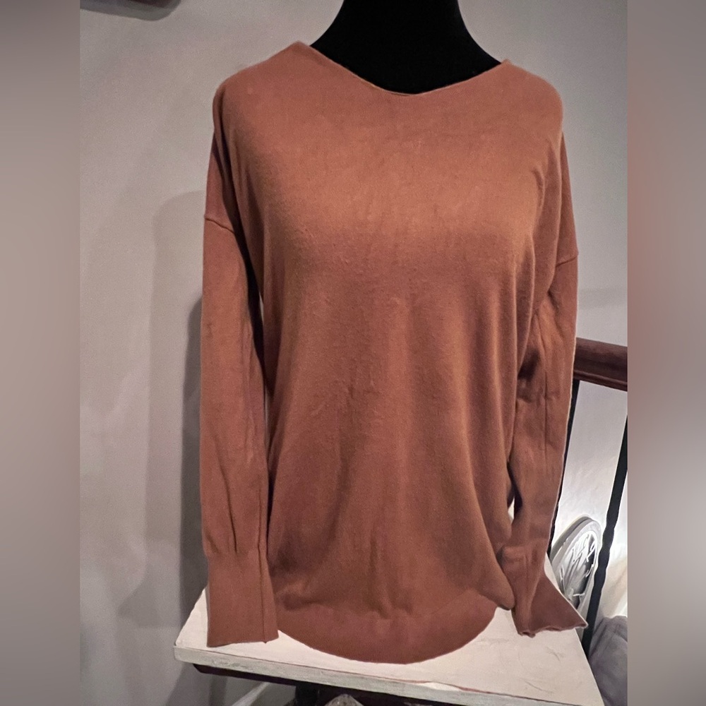 Brown Long Sleeve Sweater